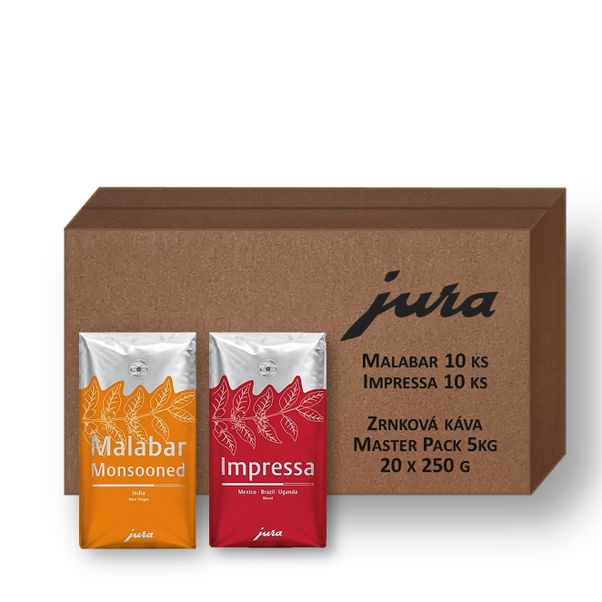 JURA Malabar a Impressa, zrnková káva
